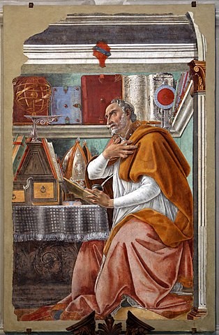 Sant'Agostino nello studio" Botticelli (1480)